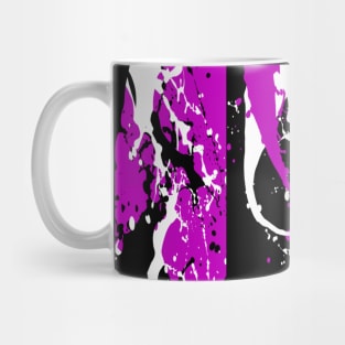 Pink paint splashes Mug